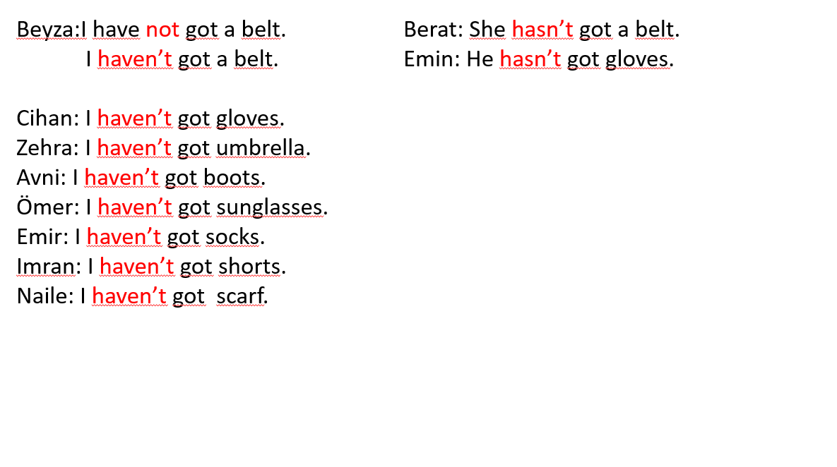 4. sınıf 8. ünite kelimeleri